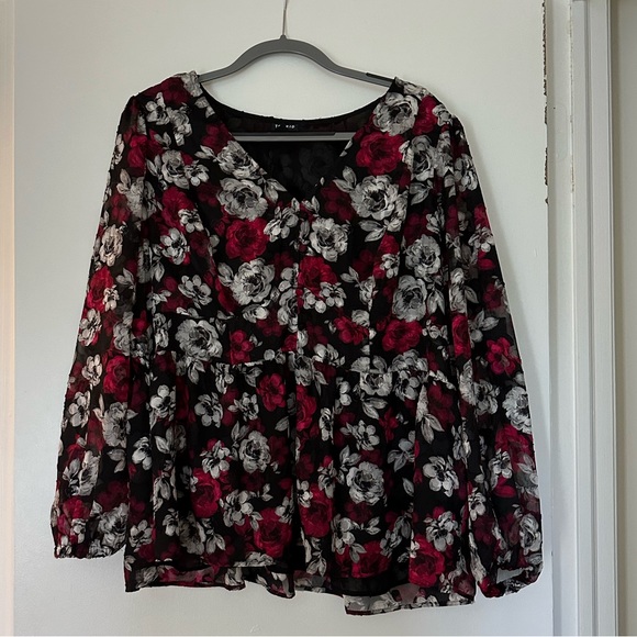 torrid Tops - Torrid Floral Blouse